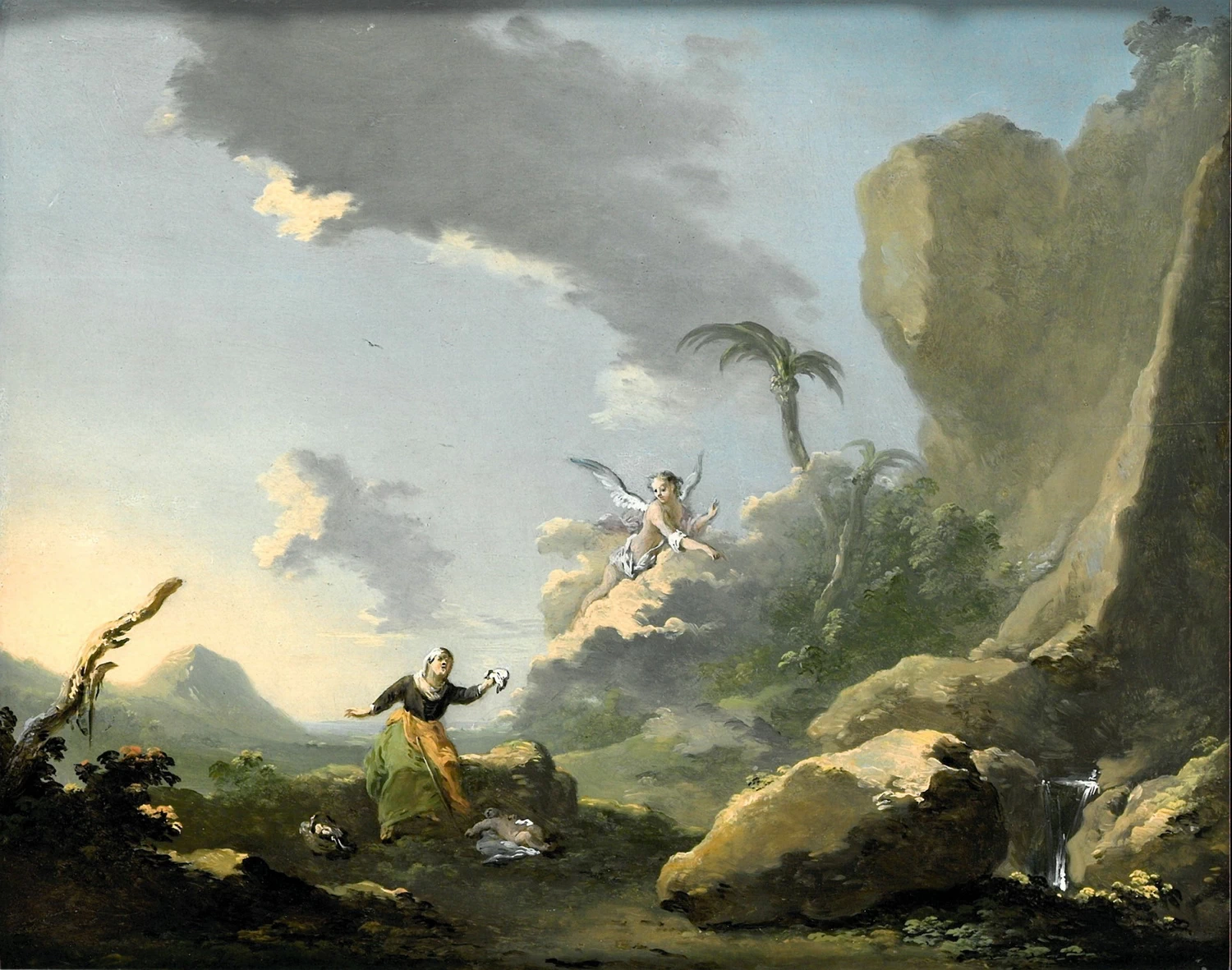 Paesaggio con Agar e l'angelo